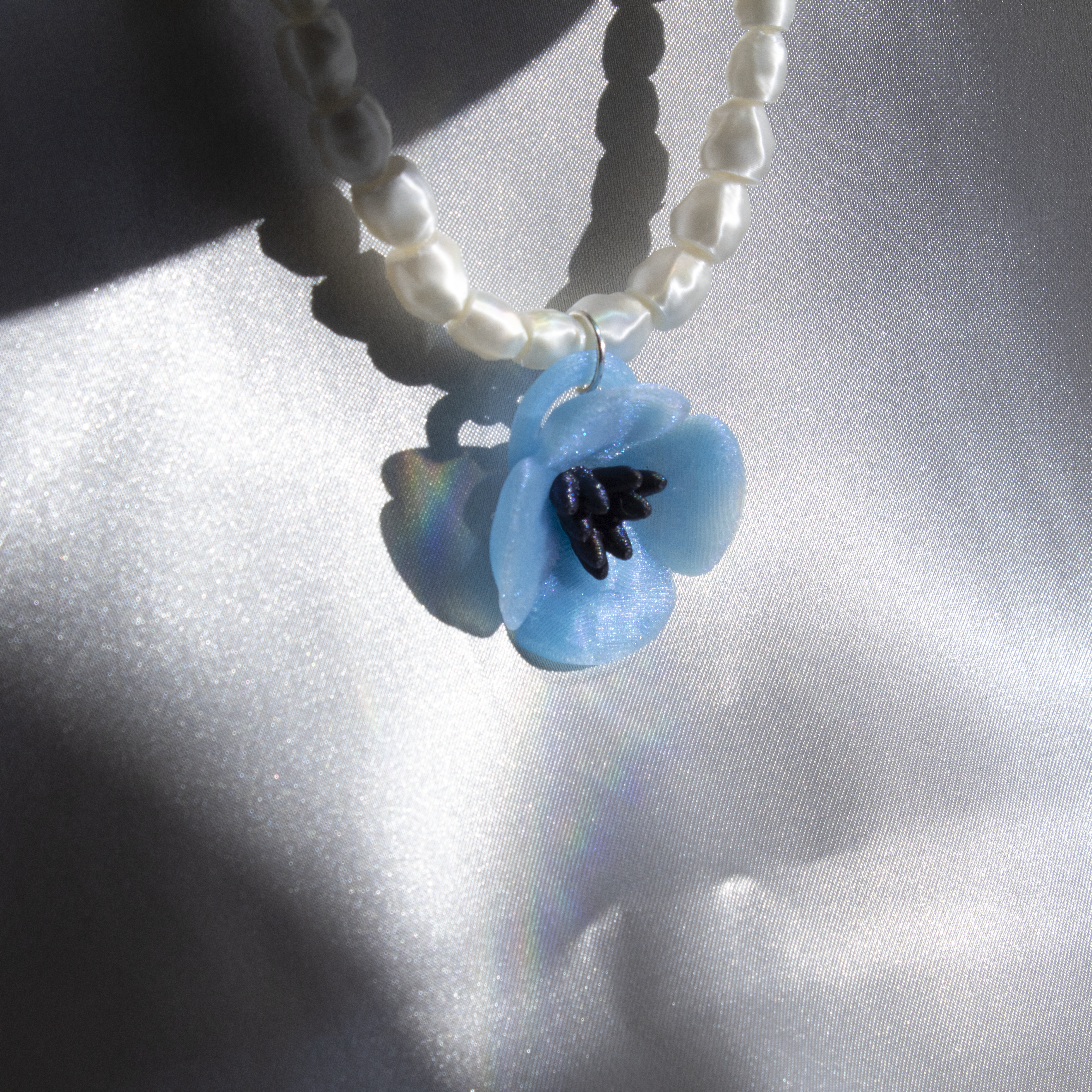 Lilox pearls necklace - Cosmic blue
