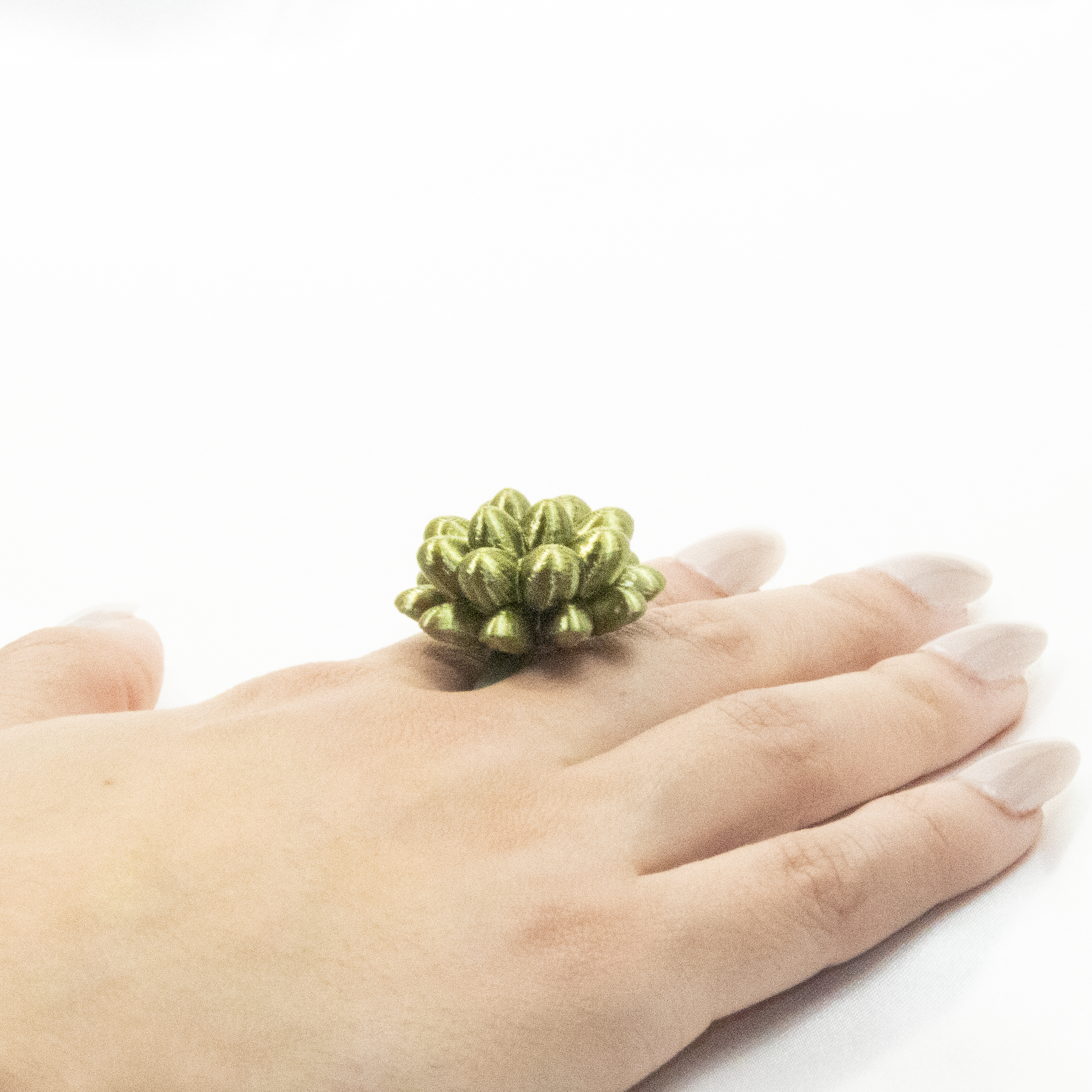 Blooming pine flower - light blue